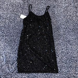 Black sparkle dress